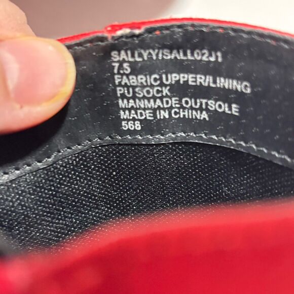 Madden Girl Women’s Sally Red Suede PU Stiletto Booties Ankle Boots Size 7.5 - Picture 11 of 12